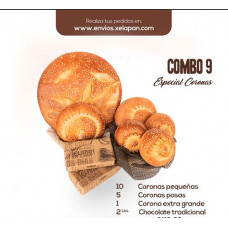 A). Combo 9 (Especial Coronas)